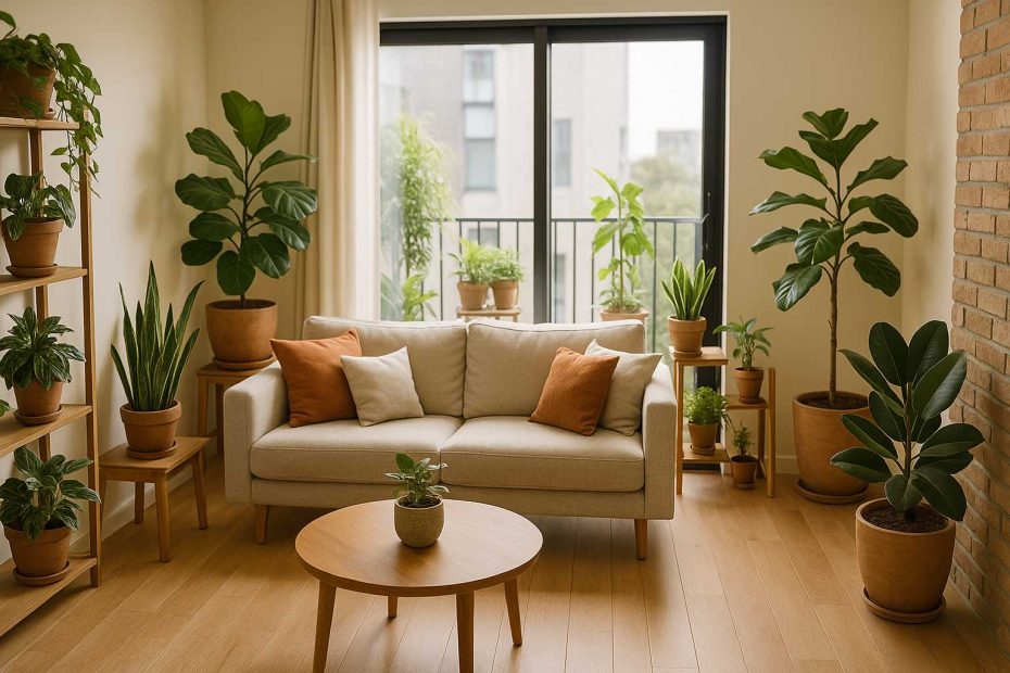 Decorar o seu jardim de apartamento